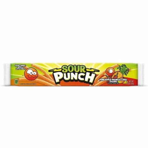 Sour Punch Pineapple-Mango Chili Straws