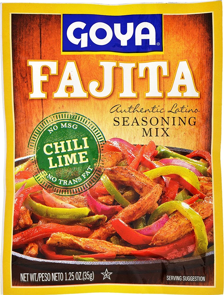 Goya Fajita Seasoning Mix 1.25oz (BEST BY: OCT 25)