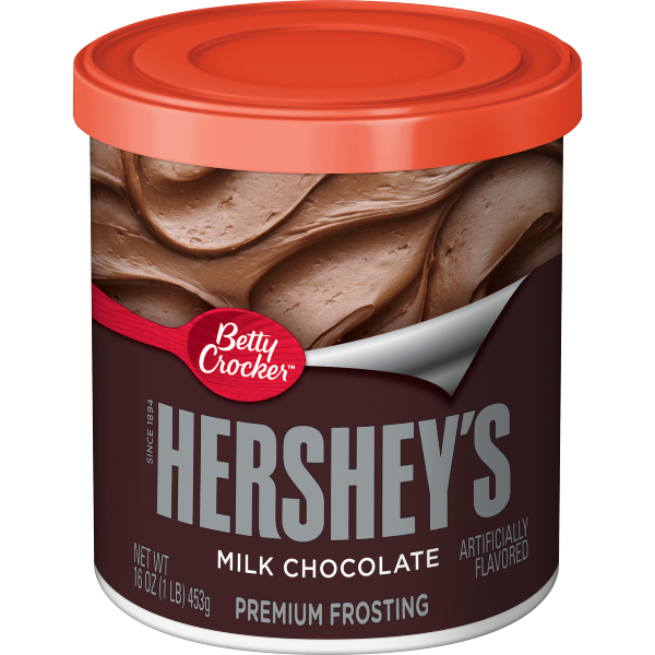 Betty Crocker Hershey's Milk Chocolate Frosting 16oz (BEST BY: 10SEP2025)