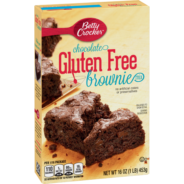 Betty Crocker Gluten Free Chocolate Brownie Mix 16oz (BEST BY: JAN 26)