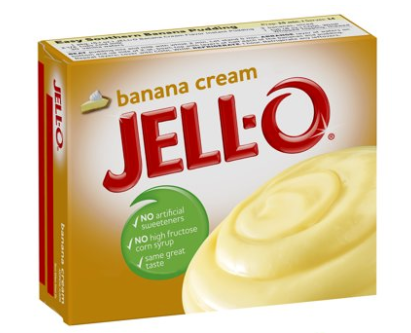 Jell-O Instant Banana Cream Pudding Mix 5.1oz