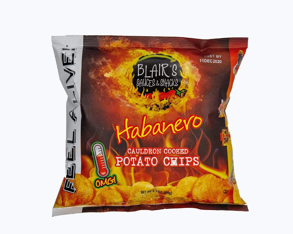 Blair's Habanero Chilli Potato Chips 3.5oz