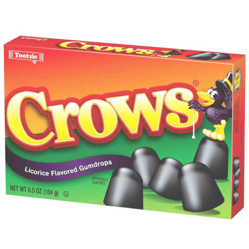 Crows Licorice Flavored Gumdrops 6.5oz