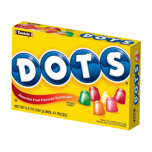 Dots Assorted Fruit Flavored Gumdrops 6.5oz