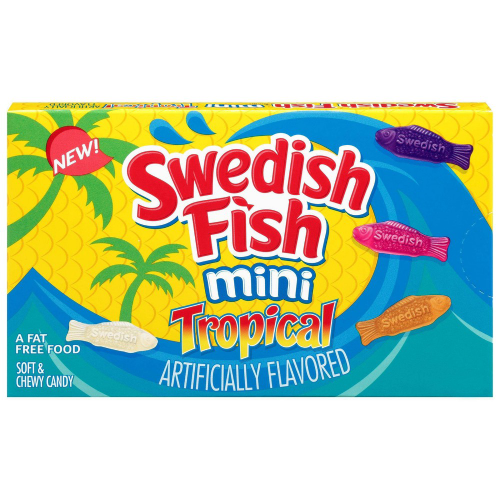 Swedish Fish Mini Tropical Soft & Chewy Candy 3.5oz