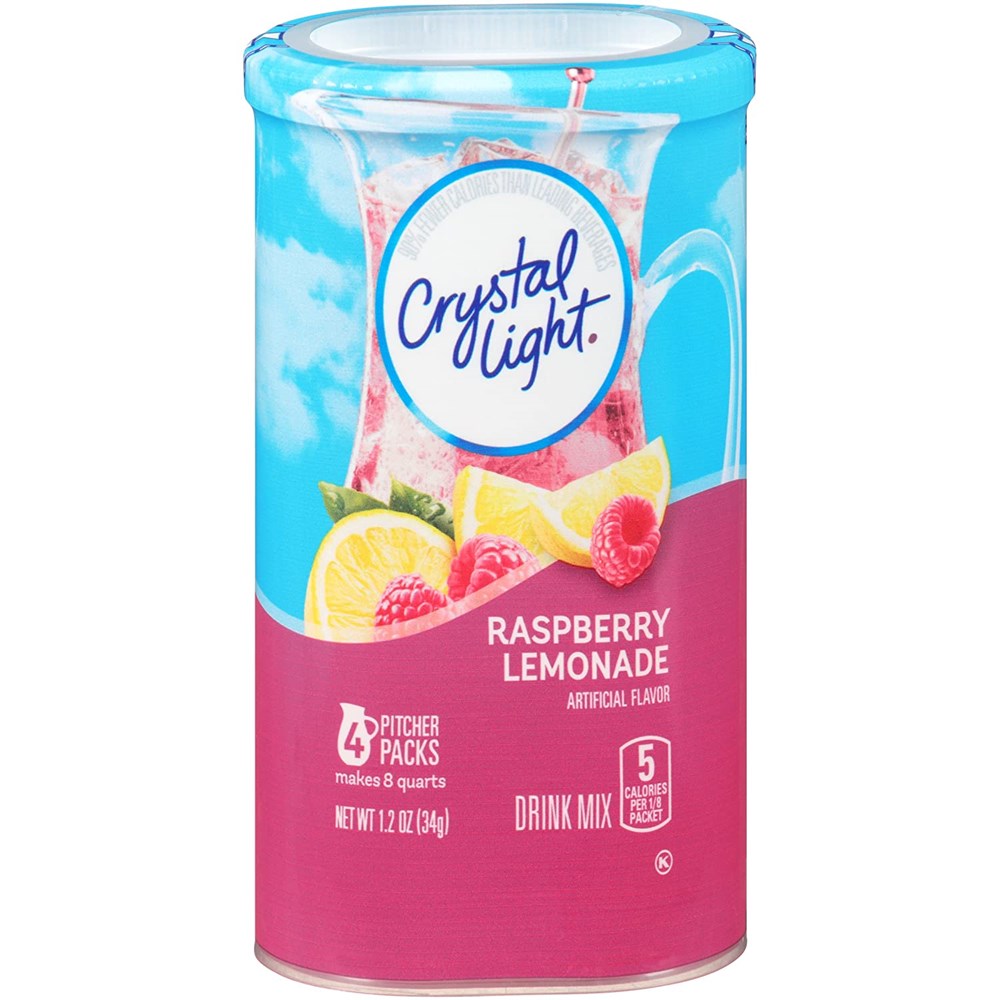Crystal Light Raspberry Lemonade Drink Mix 4ct