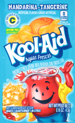 Kool Aid Aguas Frescas Mandarina Unsweetened Drink Mix 0.16oz