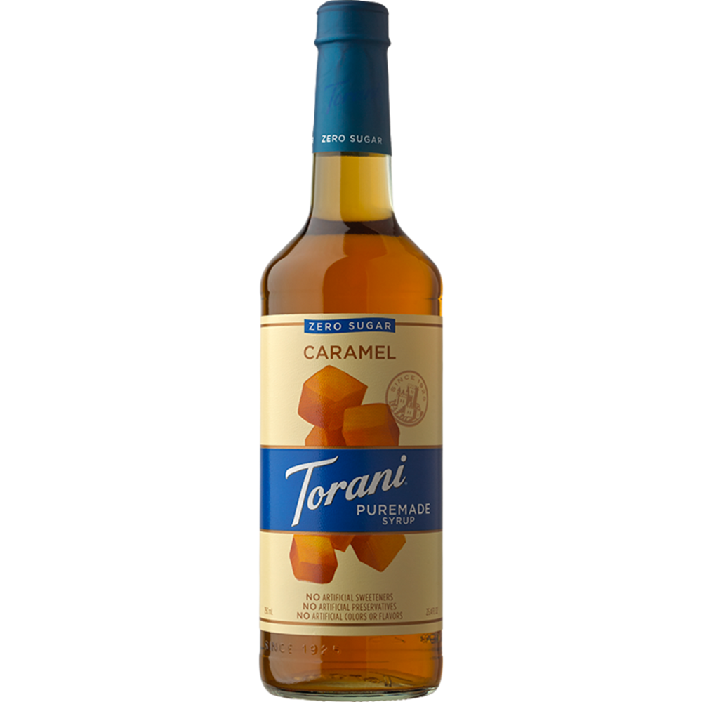 Torani Sugar Free(ZERO) Caramel Syrup 25.4oz