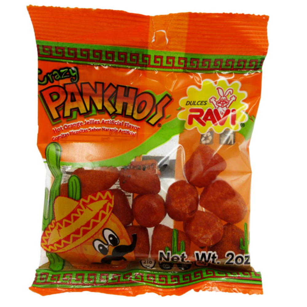 Crazy Panchos Orange Hot Jellies 2oz