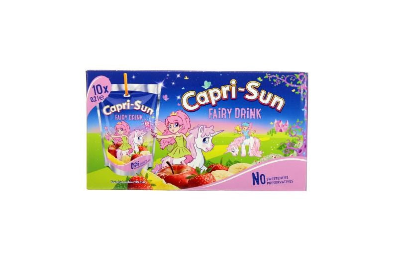 Capri Sun Fairy Drink 10 Pack (BEST BY: 31JUL2025)