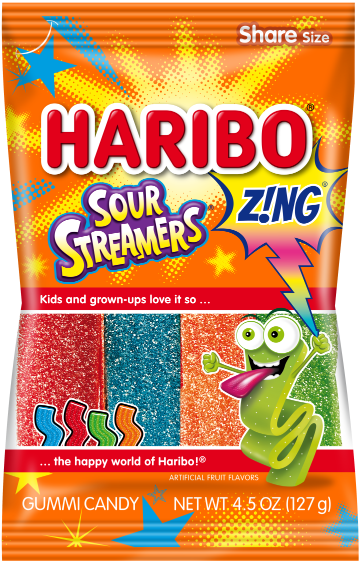 Haribo Z!NG Sour Streamers 7.2oz