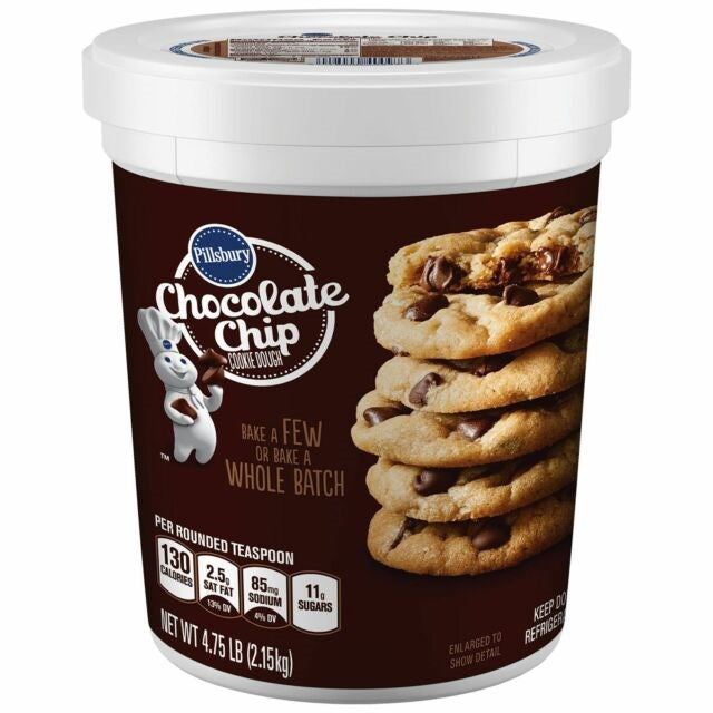 Pillsbury Chocolate Chip Cookie Dough 4.75lb [C&C Only]