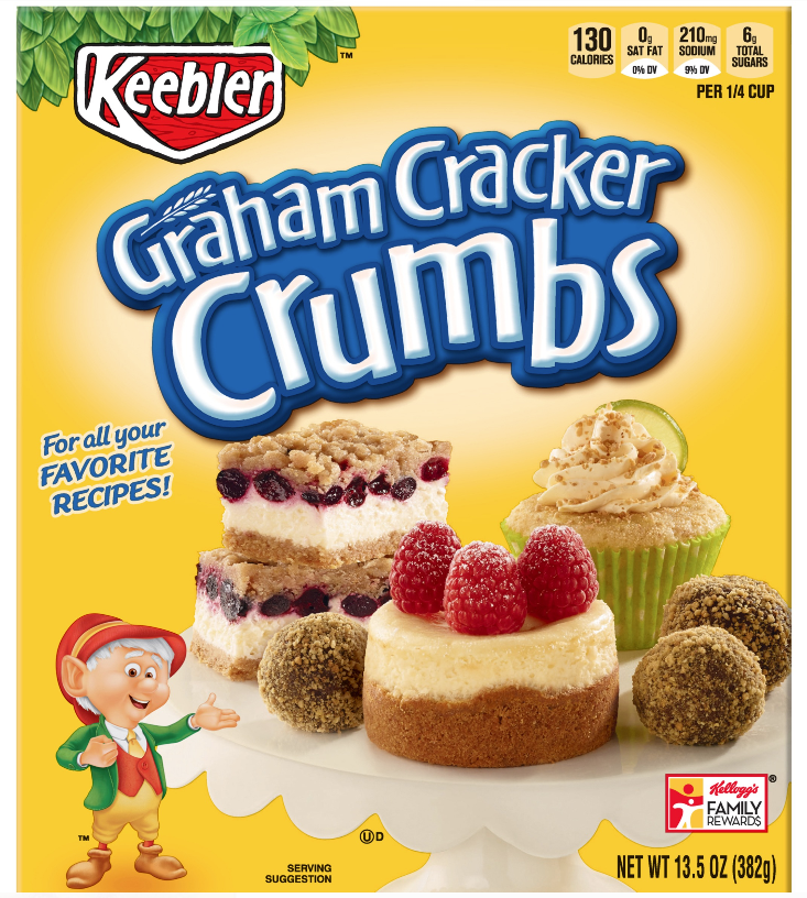 Kellogg's Graham Cracker Crumbs 13.5oz (BEST BEFORE: APR '26)