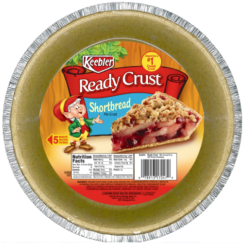 Keebler Ready Crust Shortbread Pie Crust 6oz (BEST BY: 26SEP2025)
