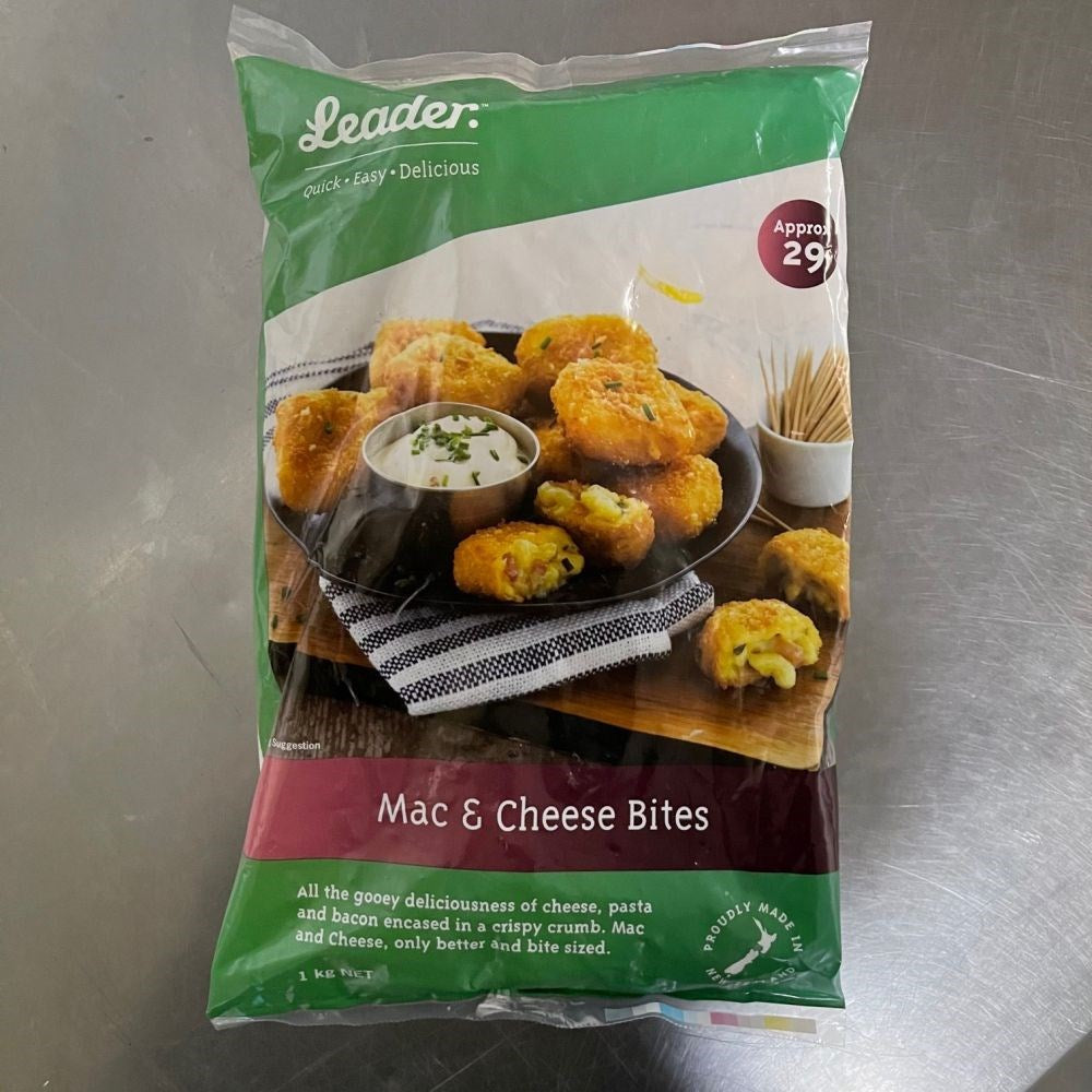 Leader Mac & Cheese Bites 1kg [Click & Collect Only]