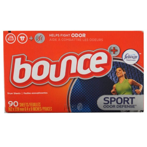 Bounce Sport Odor Defense Fabric Softener  Dryer Sheets 90ct