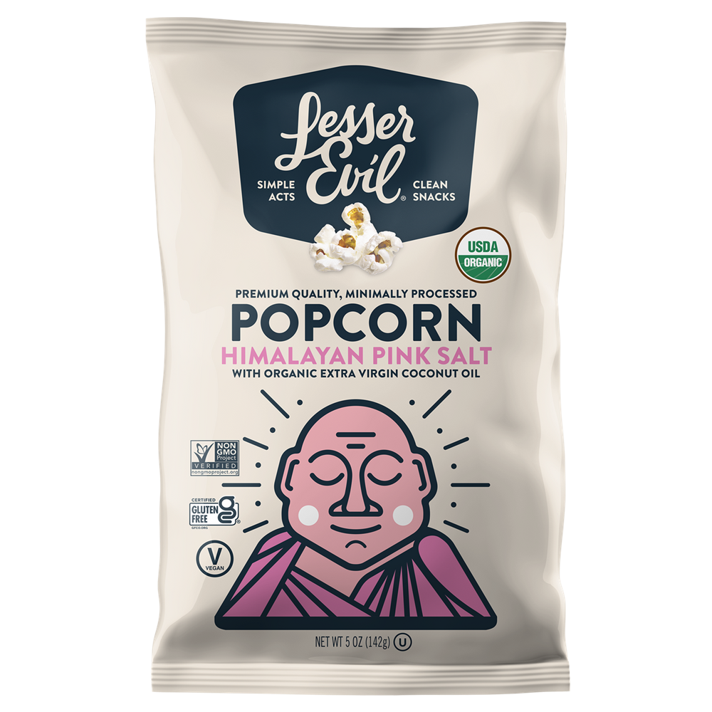 Lesser Evil Himalayan Pink Salt Popcorn 5oz