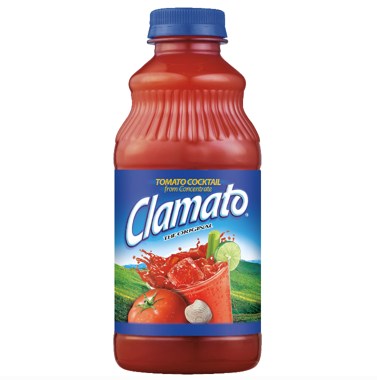 Clamato Cocktail Plastic Bottle 32oz