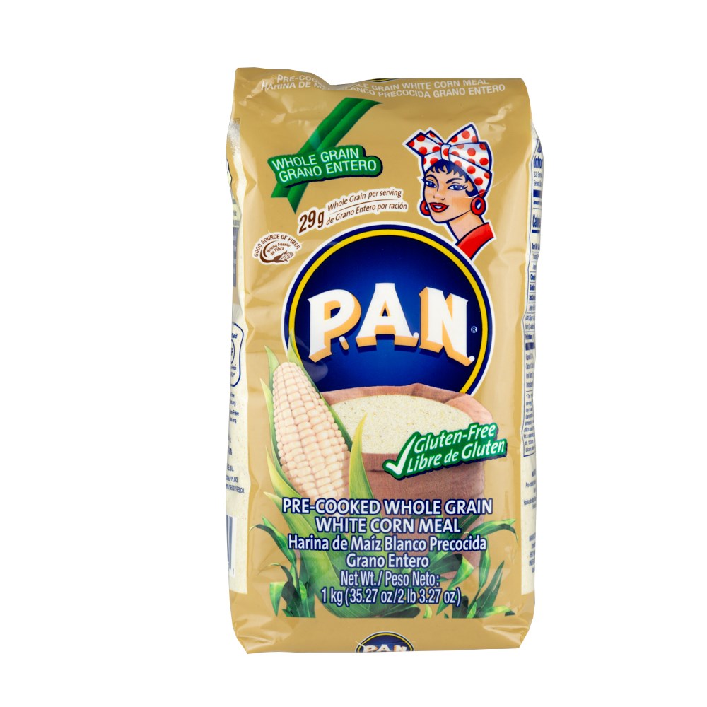 PAN Pre-Cooked Whole Grain White Corn Meal 35oz