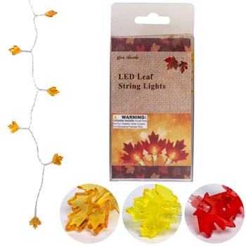 Harvest Leaves 10 LED String