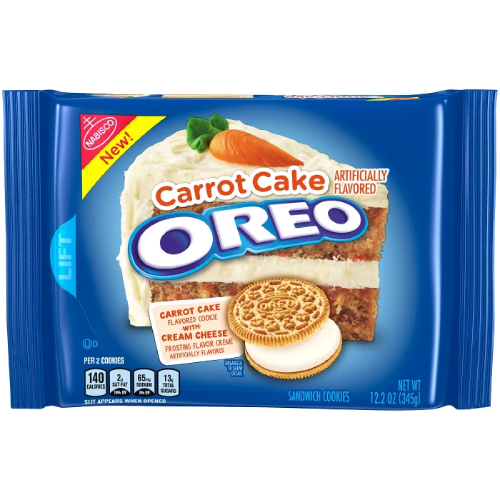Oreo Carrot Cake Sandwich Cookies [Best By: 6 APR 2022]