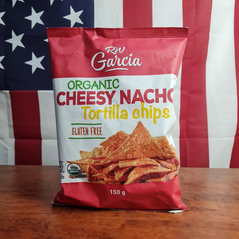 Organic Cheesy Nacho Tortilla Chips 150g