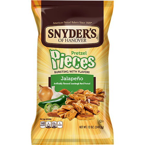 Snyder's Pretzel Pieces Jalapeno 12oz