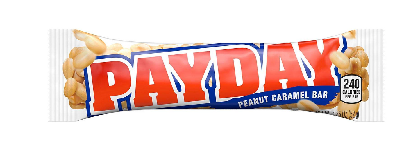 Payday Peanut Caramel Candy Bar 1.85Oz