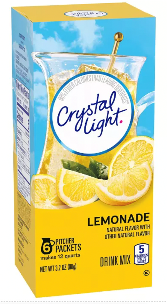 Crystal Light Lemonade Drink Mix 3.2oz