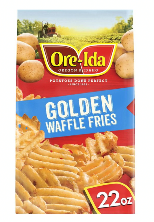 Ore-Ida Waffle Fries Frozen 22oz [Click & Collect Only]