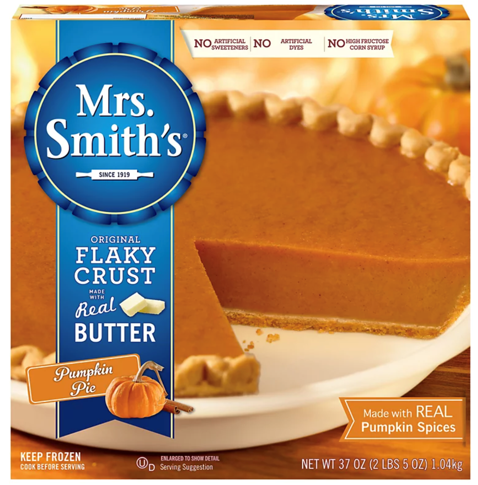 Mrs. Smith's Flaky Crust Pumpkin Pie [Click & Collect Only] 37oz