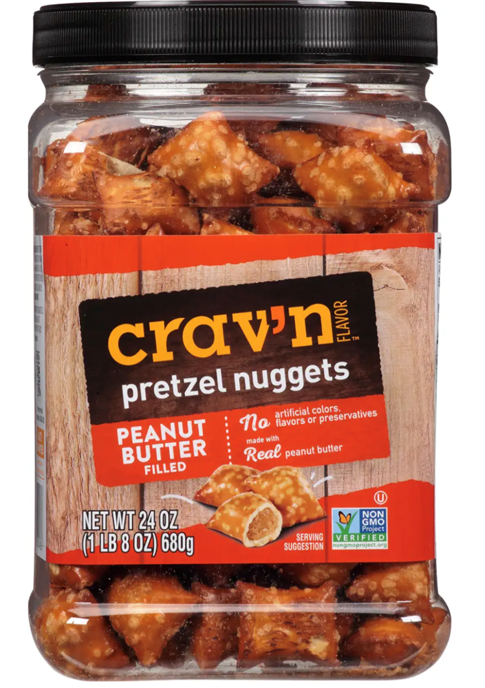 Crav'n Flavor Peanut Butter Filled Pretzels 24oz