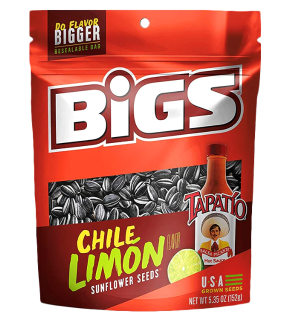 Bigs Tapatio Chile Limon Sunflower Seeds
