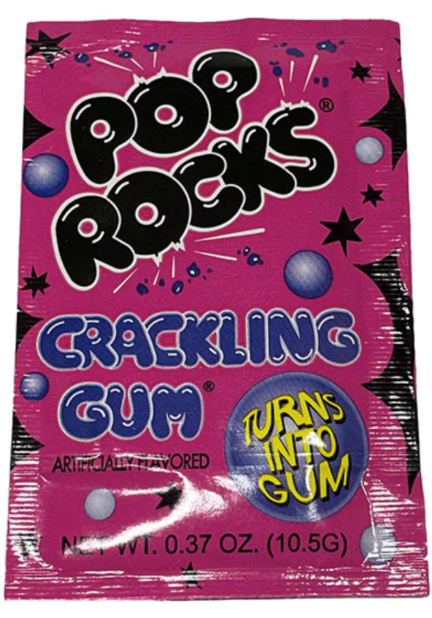 Pop Rocks Crackling Gum 0.37oz