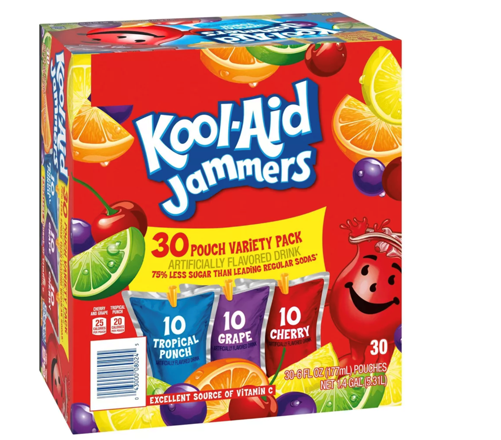 Kool Aid Jammers Variety 30 Pack 80oz
