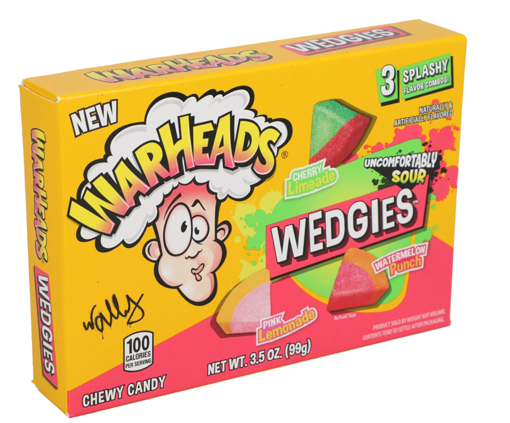 Warheads Sour Wedgies 99G