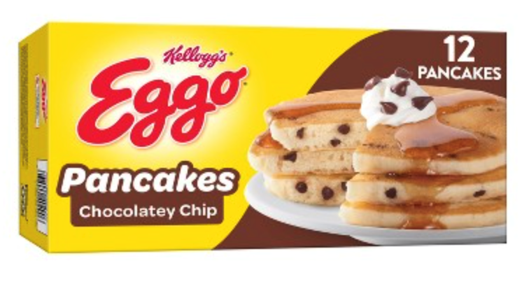 Eggo's Chocolate Chip Pancakes [Click & Collect Only] 14.8oz