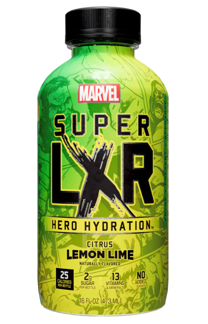 Super LXR Hero Hydration Citrus Lemon Lime 16oz