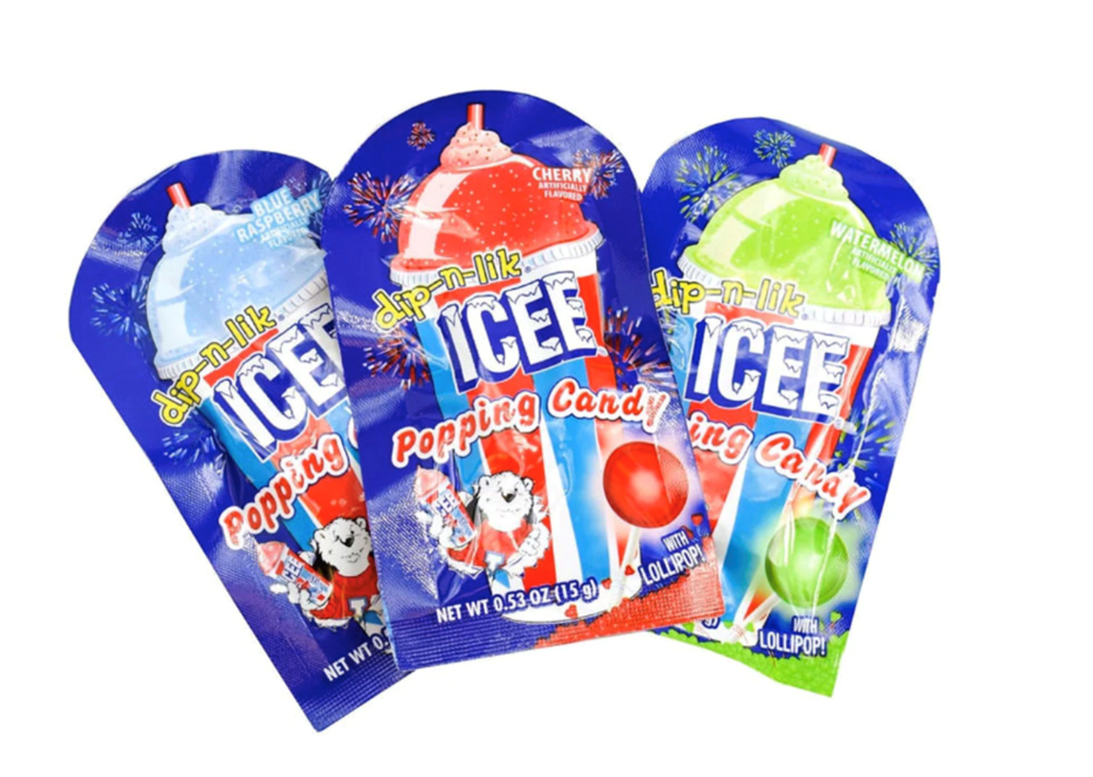 Icee Popping Candy Lollipop Assorted 0.53oz