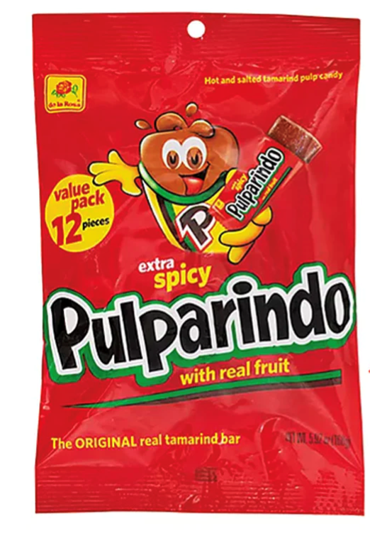 Extra Spicy Pulparindo 12 Pack (BEST BY: FEB 2024)