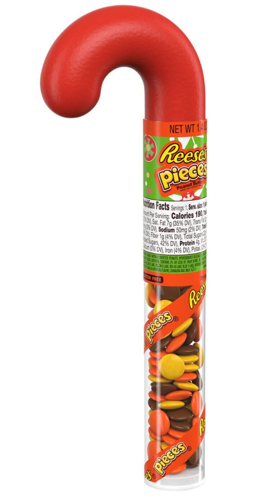 Reese's Pieces Peanut Butter Filled Candy Cane 1.4oz
