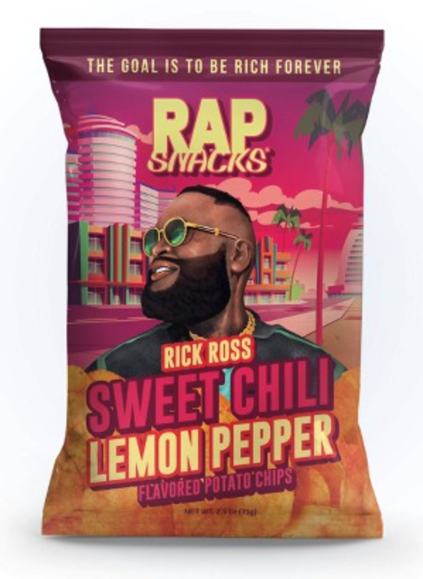 Rap Snacks Rick Ross Sweet Chili Lemon Pepper 2.0oz (BEST BY: APR2026)