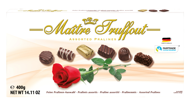 Maitre Truffout Assorted pralines rose 400g