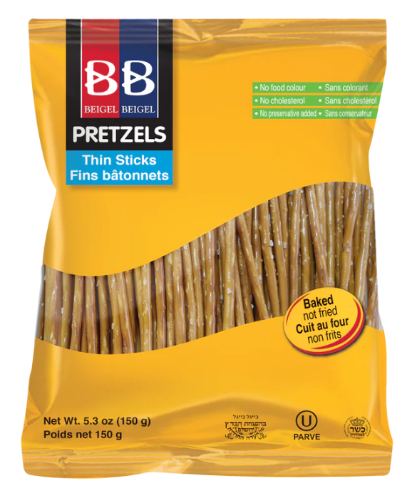 Beigel Pretzel Thin Sticks 5.30oz (BEST BY: JUL 2025)