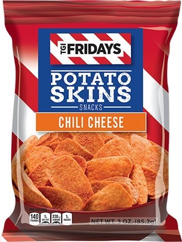 TGIF Chili Cheese Potato Skins Snacks 3oz