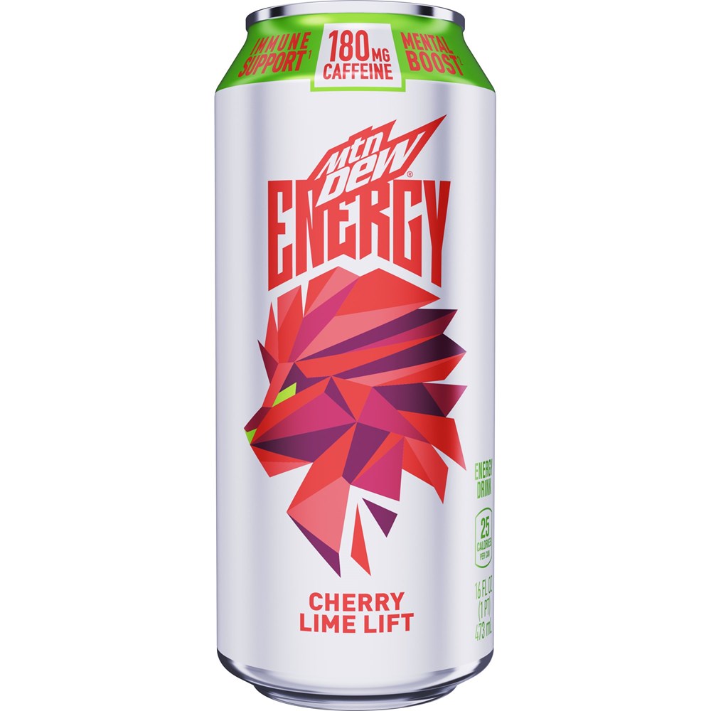 Mountain Dew Energy Cherry Lime Lift 16oz