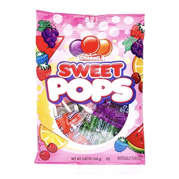 Charms Sweet Pops Peg Bag 3.85oz (BEST BY: AUGUST 2024)