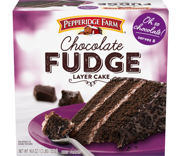 Pepperidge Farm Chocolate Fudge Layer Cake Frozen [Click & Collect Only] 19.6oz (BEST BY: JUN26)