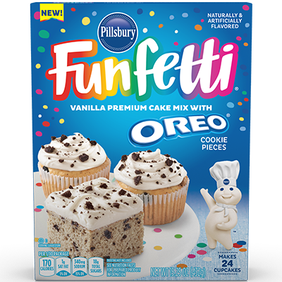 Pillsbury Vanilla Premium Cake Mix with Oreo 15.25oz