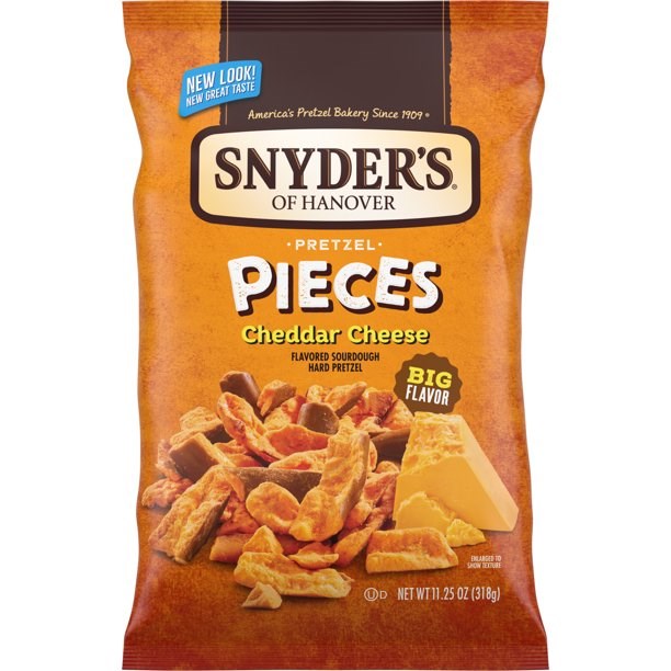 Snyder's Pretzel Pieces Cheddar Cheese 11.25oz (BEST BY: 9MAY26)